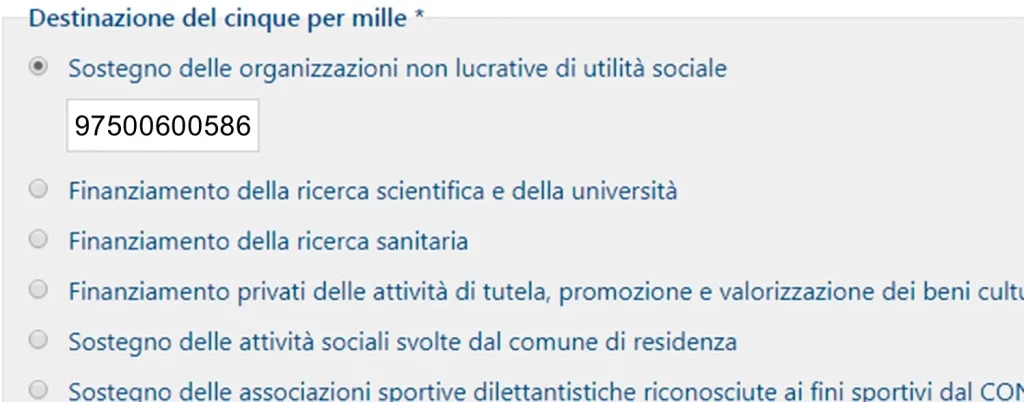 Screenshot 5x1000 precompilata